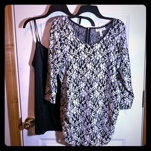 Maternity. Lace top. Jessica Simpson